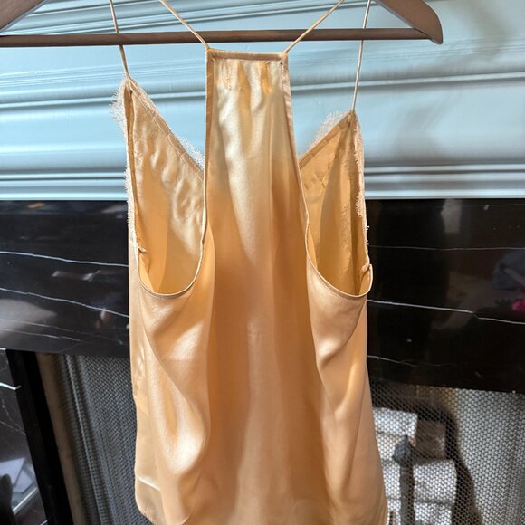 CAMI NYC Racer Charmeuse Camisole In Color Soy (cream) Medium - Picture 6 of 10